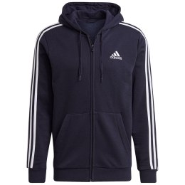 Bluza męska adidas Essentials Full-Zip Hoodie granatowa GK9053