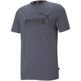 Koszulka męska Puma ESS Heather Tee granatowa 586736 06