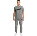 Koszulka męska Puma ESS Logo Tee Medium szara 586666 03