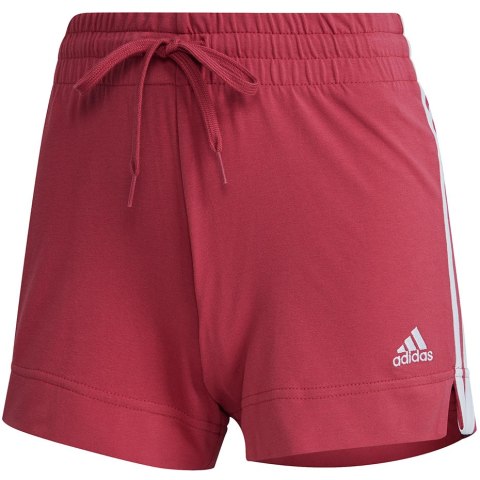 Spodenki damskie adidas Essentials Slim Short bordowe GM5530