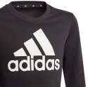 Bluza dla dzieci adidas Essentials Big Logo Sweattshirt czarna GP0040