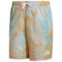 Spodenki męskie adidas Essentials Short pomarańczowo-zielone GK9620