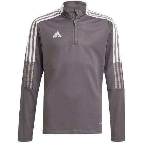 Bluza dla dzieci adidas Tiro 21 Training Top Youth szara GM7321