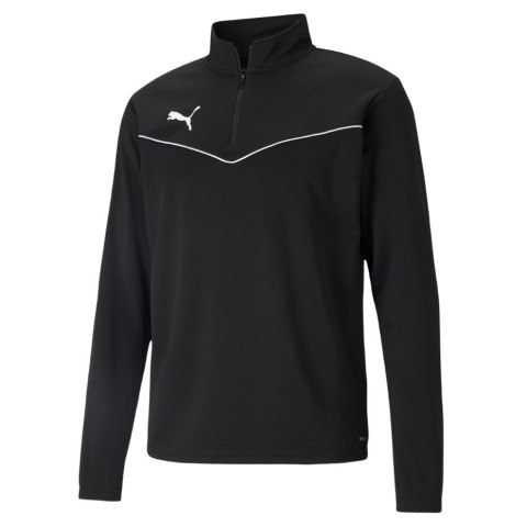 Bluza męska Puma teamRISE 1 4 Zip Top czarna 657394 03