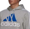 Bluza męska adidas Mens Essentials Hoodie szara GV5249