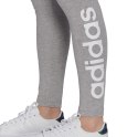 Legginsy damskie adidas Essentials High-Waist szare GL0638