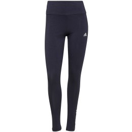 Legginsy damskie adidas Essentials High-Waisted Logo Leggings granatowe H07781