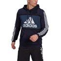 Bluza męska adidas Essentials Hoodie granatowa GV0252