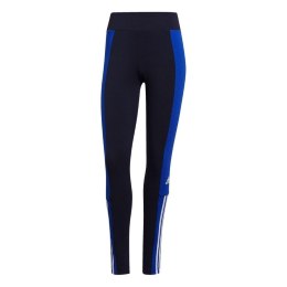 Legginsy damskie adidas Essentials Colorblock czarno-niebieskie GS6323