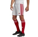 Spodenki męskie adidas Squadra 21 Shorts biało-czerwone adidas GN5770