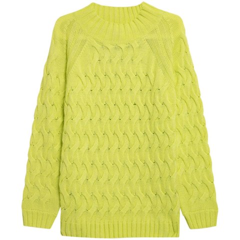 Sweter damski Outhorn soczysta zieleń HOZ21 SWD605 45S