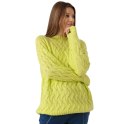 Sweter damski Outhorn soczysta zieleń HOZ21 SWD605 45S