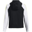 Bluza damska Under Armour Rival Fleece CB Hoodie czarno-biała 1365861 002