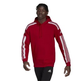 Bluza męska adidas Squadra 21 Sweat Hoody czerwona HC6282