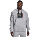 Bluza męska Under Armour UA Rival Flc Graphic Hoodie szara 1370349 011