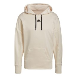 Bluza męska adidas Studio Lounge Fleece Hoodie beżowa HB0483