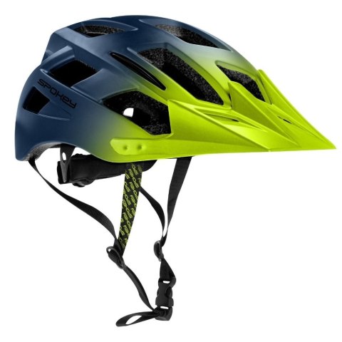 Kask rowerowy z oświetleniem Spokey Pointer M czarno-żółty 941260