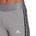 Legginsy damskie adidas Loungewear Essentials 3-Stripes szare HE7016