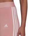 Legginsy damskie adidas Loungwear Essentials 3-Stripes różowe HD1828