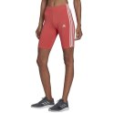 Spodenki damskie adidas Tight 3-Stripes Bike Shorts koralowe HF1862