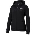 Bluza damska Puma ESS Small Logo Full-Zip Hoodie TR czarna 586813 01