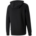 Bluza męska Puma ESS+ Tape Full-Zip Hoodie TR czarna 848768 01