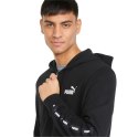 Bluza męska Puma ESS+ Tape Full-Zip Hoodie TR czarna 848768 01