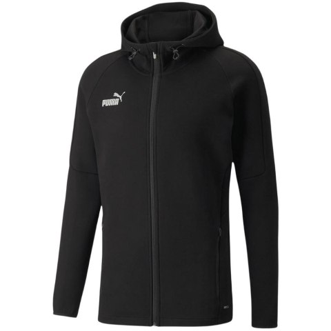 Bluza męska Puma teamFINAL Casuals Hooded Jkt czarna 657383 03