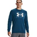 Bluza męska Under Armour UA Rival Terry Logo Crew niebieska 1370391 458