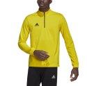 Bluza męska adidas Entrada 22 Training Top żółta HI2128