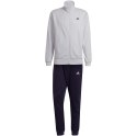 Dres męski adidas Logo Graphic Track Suit szaro-granatowy H61134