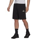 Spodenki męskie adidas Essentials Feelcomfy French Terry Shorts czarne HE1815