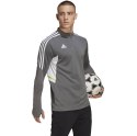 Bluza męska adidas Condivo 22 Training 1/2 zip szaro-biała HD2312