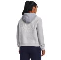 Bluza damska Under Armour Rival Fleece CB Hoodie szara 1373031 014