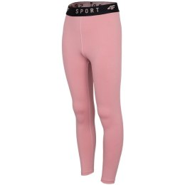 Legginsy dla dziewczynki 4F ciemny róż HJZ22 JSPDF002 53S