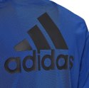 Dres dla dzieci adidas Essentials niebiesko-czarny Junior HN1918