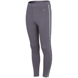 Legginsy dla dziewczynki 4F szare HJZ22 JLEG002 23S