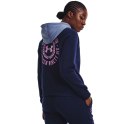 Bluza damska Under Armour Rival Fleece CB Hoodie granatowa 1373031 410