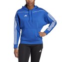 Bluza damska adidas Tiro 23 League Sweat Hoodie niebieska IC7851