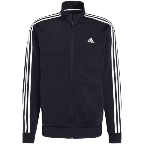 Bluza męska adidas Primegreen Essentials Warm-Up 3-Stripes granatowa H46100