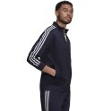 Bluza męska adidas Primegreen Essentials Warm-Up 3-Stripes granatowa H46100