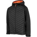 Kurtka softshell dla chłopca 4F głęboka czerń HJZ22 JSFM002 20S