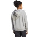 Bluza damska adidas Essentials Big Logo Oversized French Terry Hoodie szara IC9865