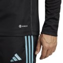 Bluza męska adidas Tiro 23 Club Training Top czarno-błękitna IC1580