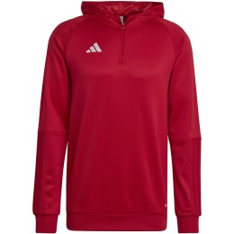 Bluza męska adidas Tiro 23 Competition Hoodie czerwona HK8055