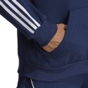 Bluza męska adidas Tiro 23 League Sweat Hoodie granatowo-biała HS3599