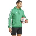 Bluza męska adidas Tiro 23 League Sweat Hoodie zielona IC7857