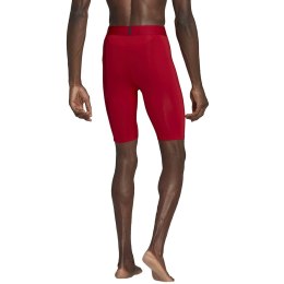 Spodenki męskie adidas Techfit Aeroready Short Tights czerwone HP0616