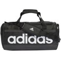 Torba adidas Essentials Linear Duffel Medium czarno-biała HT4743