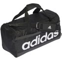 Torba adidas Essentials Linear Duffel Medium czarno-biała HT4743